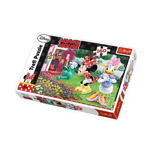 TREFL PUZZLE 160 ELEMENTÓW MINNIE MOUSE PODLEWANIE KWIATÓW