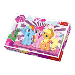 TREFL PUZZLE 100 ELEMENTW MY LITTLE PONY PRZYJACIӣKI - 2822064743