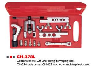 Zestaw do kielichowania i roztaczania CH-278L + n do rur oraz klucz do zaworw - 2823542126