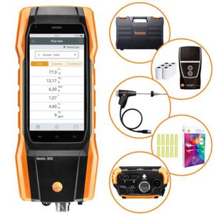 Analizator spalin testo 300 Long Life - z sensorem O2 i CO (4.000 ppm) z moliwoci rozbudowy o cel NO i drukark Bluetooth - 2860423416