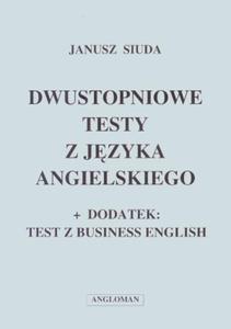 DWUSTOPNIOWE TESTY Z J.ANGIELSKIEGO/SIUD - 2824305224