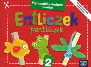 Entliczek pentliczek. Wychowanie przedszkolne, cz . Wycinanki-skadanki 5-latka - 2824304979