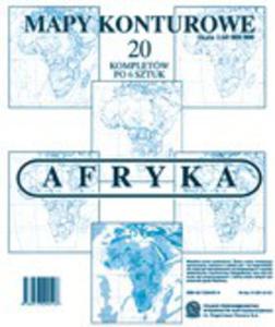 Afryka 1:60 000 000. Mapy konturowe - 2824301886