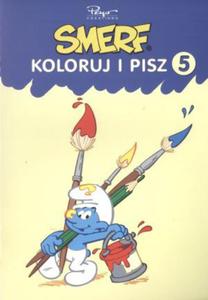 Smerf. Koloruj i pisz. Cz 5 - 2824300753