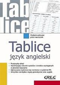 Tablice. Jzyk angielski - 2824300550