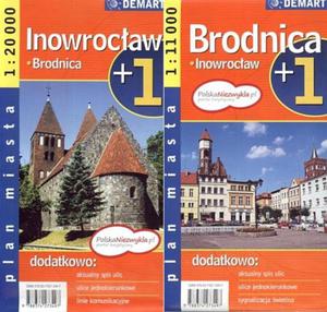 Inowrocaw Brodnica plan miasta 1:20 000 - 2824294082