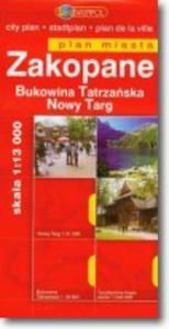 Plan miasta.Zakopane,Bukowina Tatrzaska,Nowy Targ 1:13 000 - 2824274241