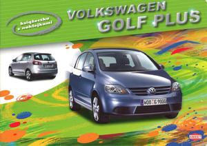 Volkswagen Golf Plus ksieczka z naklejkami - 2824264580