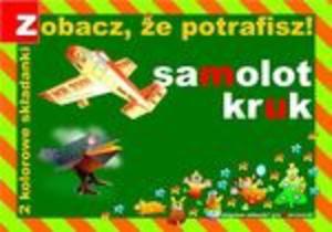 Zobacz, e potrafisz! Samolot, kruk. 2 kolorowe skadanki - 2824263733