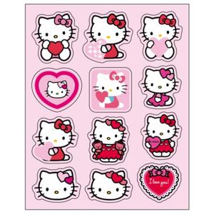 Nalepka Puffy Hello Kitty - 2824258637