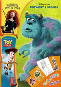 Disney Pixar filmy. Kolorowanka i naklejki (DPN-8) - 2824250186