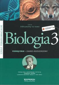 Odkrywamy na nowo. Szkoa ponadgimnazjalna, cz 3. Biologia. Podrcznik. Zakres rozszerzony - 2824220250