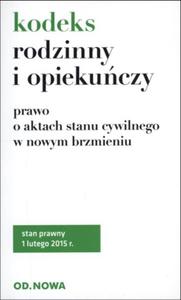 Kodeks rodzinny i opiekuczy - 2824210329