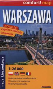 Plan Miasta. Warszawa. Laminowana midi 1:26 000
