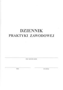 DZIENNIK PRAKTYKI ZAWODOWEJ A5 - 2850658070