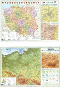 Mapa dwustronna A2 POLSKA - 2847061961