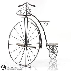 Stylowy kwietnik w ksztacie roweru - 94010 - metaloplastyka