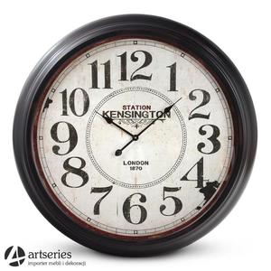 Okrgy zegar stylizowany, cienny - rednica 93 cm - London - 2829134590