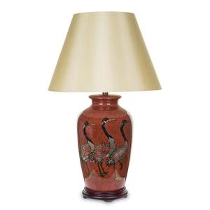 Lampa ceramiczna z motywem zwierzcym z abaurem 69175 - 2861277535