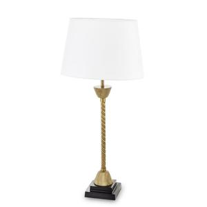 Elegancka lampa stojca stoowa z biaym abaurem 145755 - 2873349463