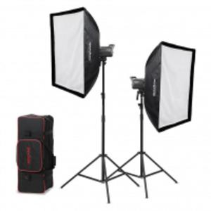 Zestaw lamp LED Godox Litemons LA200D Daylight LED z akcesoriami UK - 2878593862