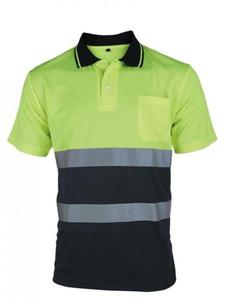 KOSZULKA ROBOCZA POLO ODBLASKOWA VWPS13 BETA - ӣTY FLUO-GRANATOWY - 2836824529