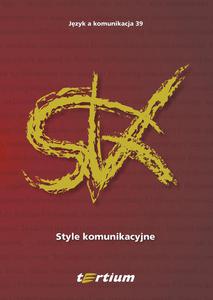 STYLE KOMUNIKACYJNE - 2861022426