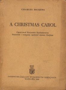 Charles Dickens A CHRISTMAS CAROL [antykwariat] - 2861021850