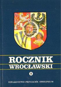 ROCZNIK WROCAWSKI NR 8 [antykwariat] - 2861022097