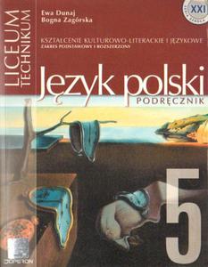 JZYK POLSKI. KSZTACENIE KULTUROWO-LITERACKIE I JZYKOWE. CZE 5 [antykwariat] - 2866798884