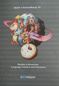 STUDIES IN AMERICAN LANGUAGE, CULTURE AND LITERATURE