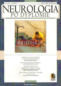 NEUROLOGIA PO DYPLOMIE. TOM 3 NR 1. STYCZE 2008 [antykwariat]