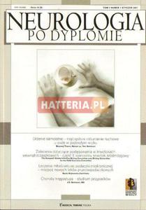 NEUROLOGIA PO DYPLOMIE. TOM 2 NR 1. STYCZE 2007 [antykwariat] - 2834460281