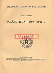 Juliusz Demel POAR KRAKOWA 1850 R. [antykwariat]