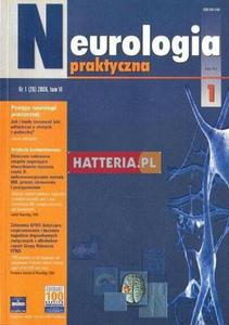 NEUROLOGIA PRAKTYCZNA. NR 1 (26) 2006. TOM 6 [antykwariat]