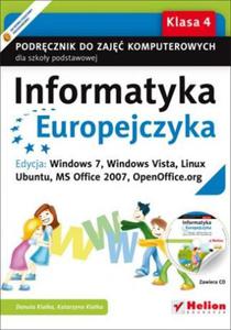 INFORMATYKA EUROPEJCZYKA. PODRCZNIK DLA KL. 4 SZKOY PODSTAWOWEJ + PYTA CD-ROM