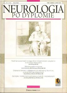 NEUROLOGIA PO DYPLOMIE. TOM 1 NR 4. LIPIEC 2006 [antykwariat]