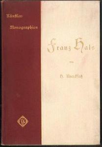 Hermann Knackfuss KUNSTLER MONOGRAPHIEN NR 12: FRANZ HALS [antykwariat] - 2834461502