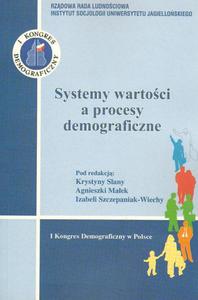 SYSTEMY WARTOCI A PROCESY DEMOGRAFICZNE