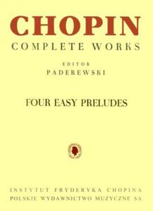 Fryderyk Chopin: CZTERY ATWE PRELUDIA Z OP. 28 NA FORTEPIAN - 2880833506