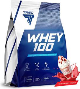 Trec - Whey 100 900g (truskawka) - 2822244301