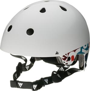 Kask K2 Varsity Jr Unisex (biay z nadrukiem) / Tanie RATY - 2822247080