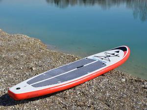 Deska pompowana Sup Board 300 ViaMare (czerwona) / Tanie RATY / DOSTAWA GRATIS !!! - 2835579553