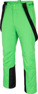 Spodnie narciarskie mskie SPMN001 4F (zielone) / Tanie RATY - 2847155543