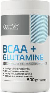 BCAA + L-Glutamine 500g OstroVit (cytryna) - 2847629458