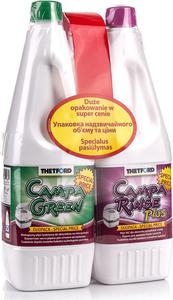 Zestaw pynw do toalety turystycznej Aqua Kem Green + Rinse 2x1,5L Thetford / GWARANCJA 12 MSC. - 2852526627