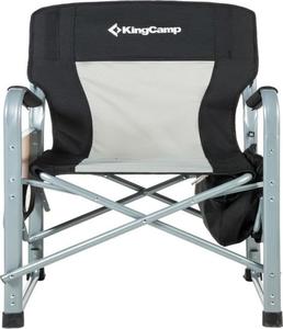 Krzeso, fotel kempingowy Director KC3977 King Camp (czarno-szary) / Tanie RATY - 2851159816