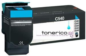 Zamiennik Toner Lexmark C540 CYAN niebieski toner do drukarki C540/C543/C544 oem C540H1CG wikszy od C540A1CG - 2823907625