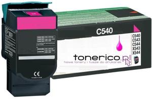 Zamiennik Toner Lexmark C540 MAGENTA czerwony toner do drukarki C540/C543/C544 oem C540H1MG wikszy od C540A1MG - 2823907626