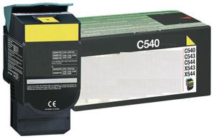 Zamiennik Toner Lexmark C540 YELLOW ty toner do drukarki C540/C543/C544 oem C540H1YG wikszy od C540A1YG - 2823907627